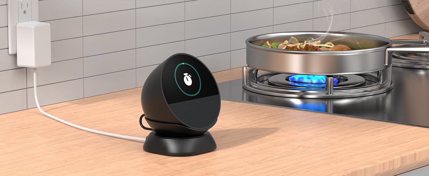 echo spot mount in kitchen