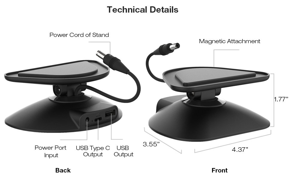 show 5 charging stand